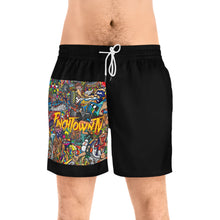 Load image into Gallery viewer, Men's Mid-Length Swim Shorts (AOP)